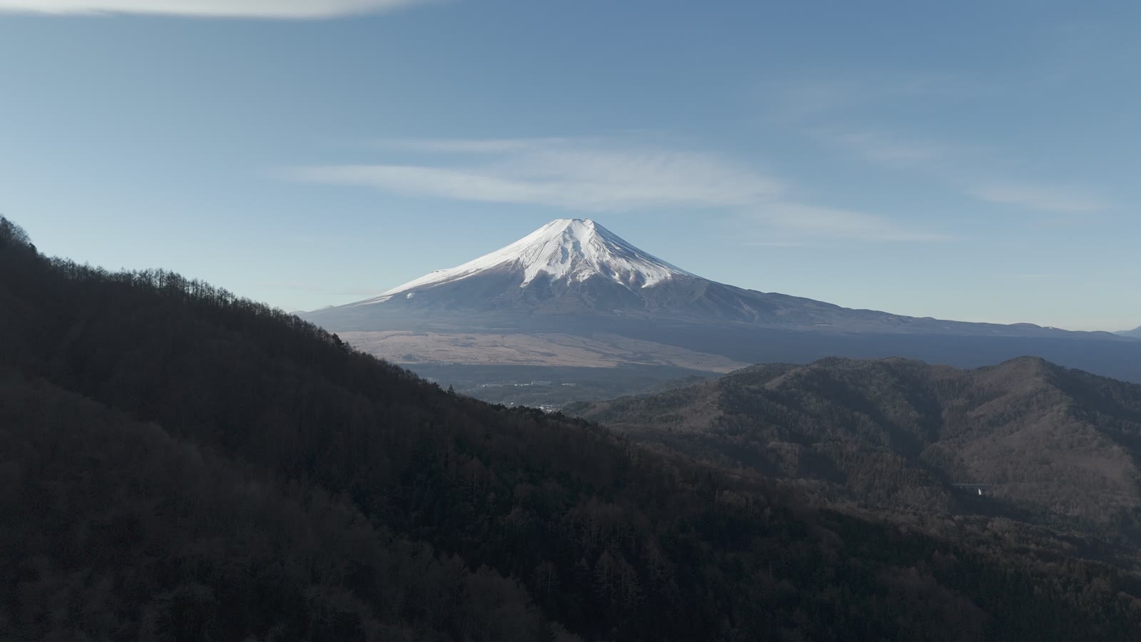 富士山の空撮